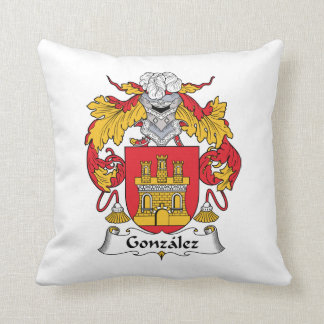 Cojín Decorativo Escudo de la familia de Gonzalez