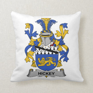 Cojín Decorativo Escudo de la familia de Hickey