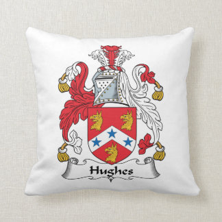 Cojín Decorativo Escudo de la familia de Hughes