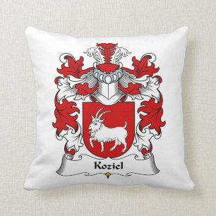 Cojín Decorativo Escudo de la familia de Koziel