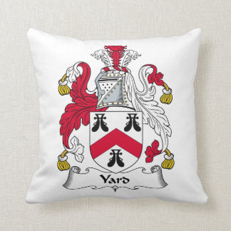 Cojín Decorativo Escudo de la familia de la yarda