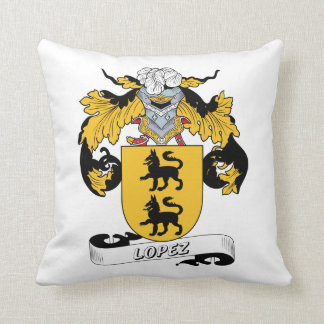 Cojín Decorativo Escudo de la familia de López
