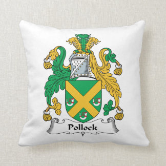 Cojín Decorativo Escudo de la familia de Pollock