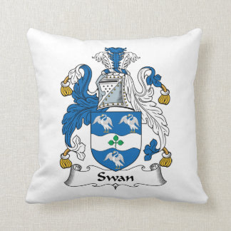 Cojín Decorativo Escudo de la familia del cisne