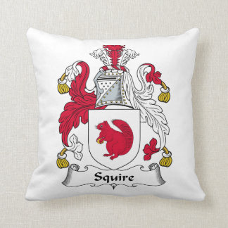 Cojín Decorativo Escudo de la familia del escudero