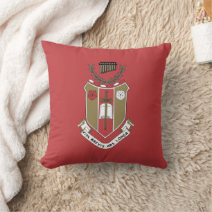 Cojín Decorativo Escudo de la Fraternidad Musical Sigma Alpha Iota