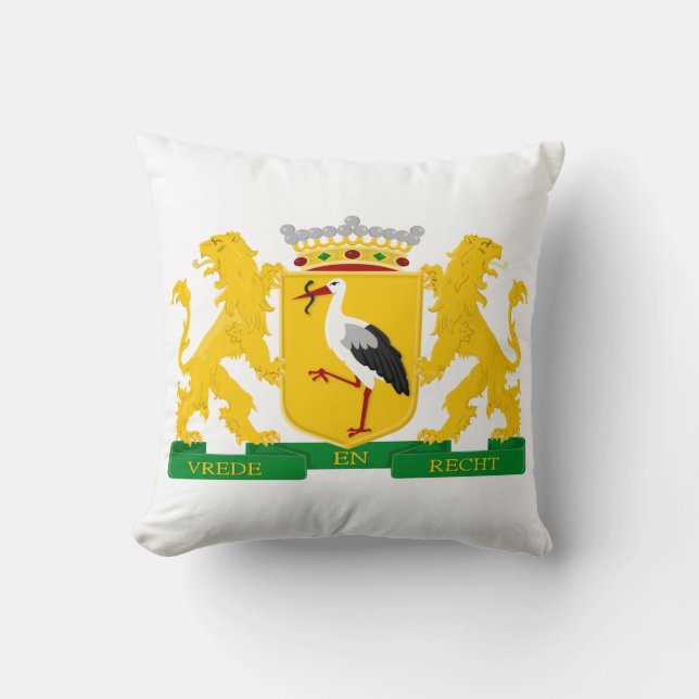 Cojín Decorativo Escudo de La Haya, Países Bajos. (Anverso)