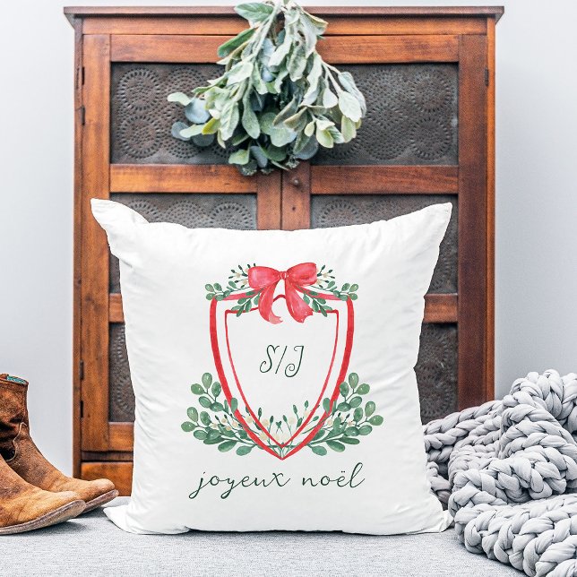 Cojín Decorativo Escudo de Navidades caprichosos | Joyeux Noël (Subido por el creador)