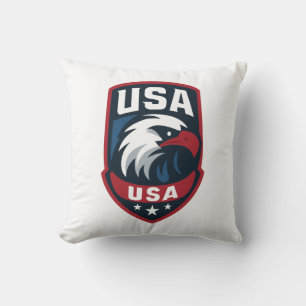 Cojín Decorativo ESCUDO Deportivo Eagle de Estados Unidos