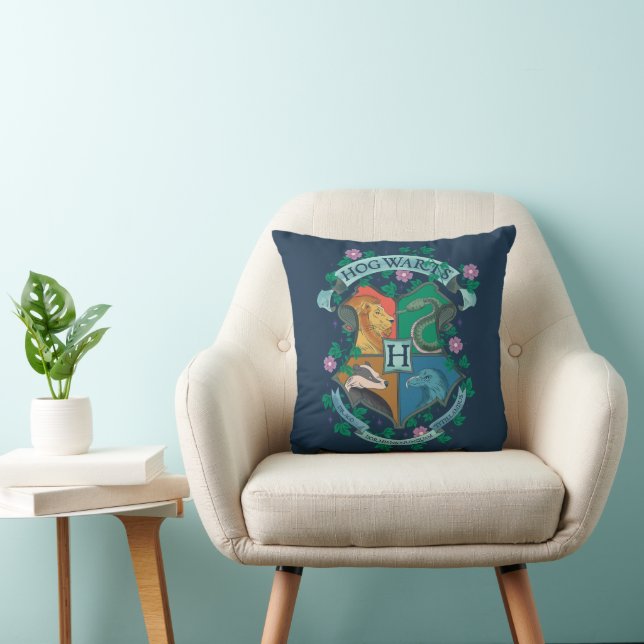 Cojín Decorativo ESCUDO floral HOGWARTS™ (Silla)