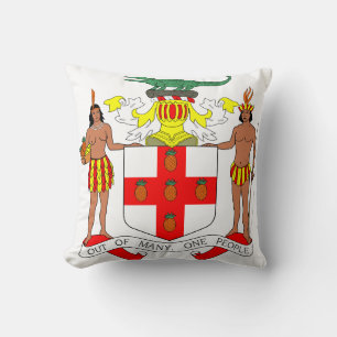 Cojín Decorativo Escudo jamaiquino