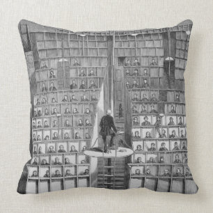 Cojín Decorativo Escuela adulta en la capilla, en el sistema