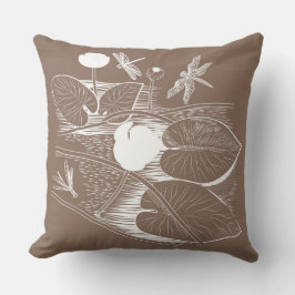 Cojín Decorativo Esgrima de nenúfares