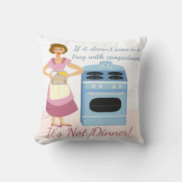 Cojín Decorativo Eslóganes de cena congelados Kitsch Cincuenta Espo