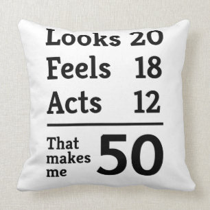 Cojín Decorativo Eso Me Hace 50