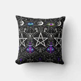 Cojín Decorativo Esoteric symbols Throw Pillow