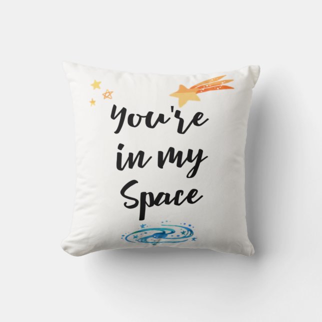 Cojín Decorativo Espacio (Anverso)