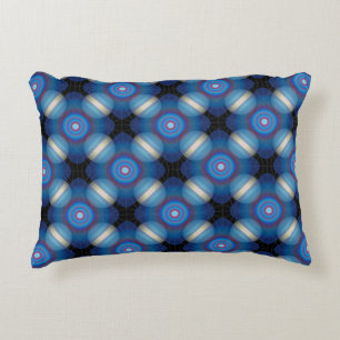 Cojín Decorativo Espacio Geométrico Azul