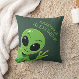 Cojín Decorativo Espacio Personalizado Alien Exterior