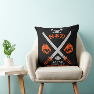 Cojín Decorativo Espada Katana japonesa