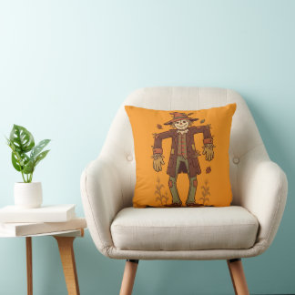 Cojín Decorativo Espantapájaros en Naranja