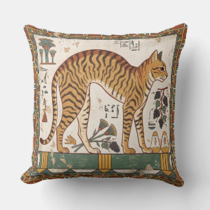 Cojín Decorativo Espasmo Vertebral Felino del Reino Antiguo