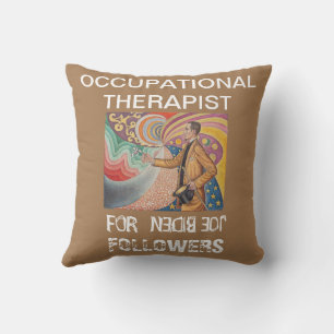 COJÍN DECORATIVO ESPECIALISTA DE OCUPACIÓN DE JOE BIDEN SEGUIDORES 