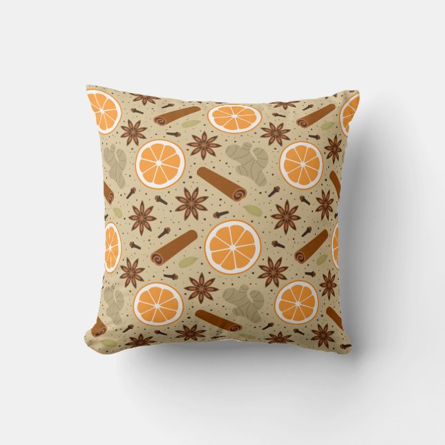 Cojín Decorativo especias navidades (Anverso)