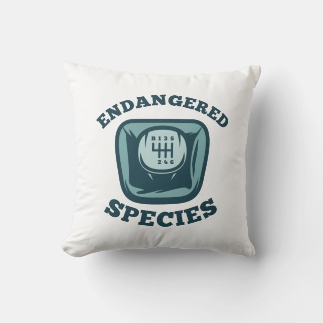 Cojín Decorativo Especies en peligro de extinción (Anverso)