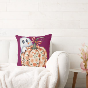 Cojín Decorativo Espectacular fantasma y calabaza floral Peek Hallo