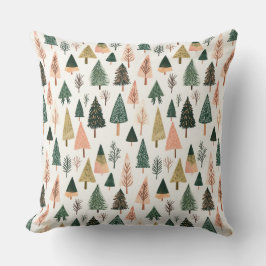 Cojín Decorativo Espectacular patrón de árbol de vacaciones botánic