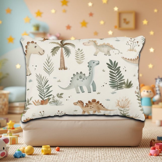 Cojín Decorativo Espectacular patrón de dinosaurios de la jungla de (Subido por el creador)