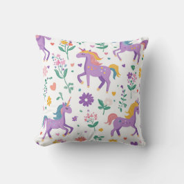 Cojín Decorativo Espectacular patrón de potencia de Chica púrpura