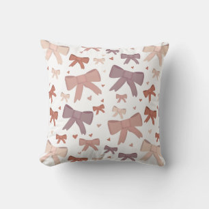 Cojín Decorativo Espectaculares Arcos Rosa Y Patrón De Corazones