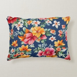 Cojín Decorativo Espectáculo floral brillante de verano en Italia