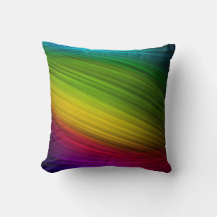 Cojín Decorativo Espectro Impresionante de Colores de Arcoíris