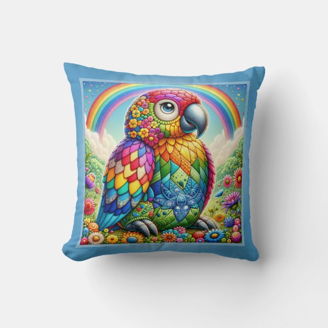 Cojín Decorativo Espectro Splendor Parrot (Anverso)