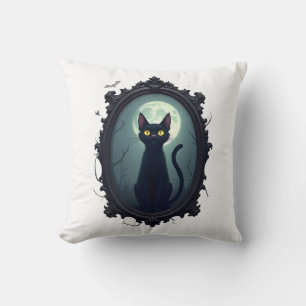 Cojín Decorativo Espejo de Gato Embrujado