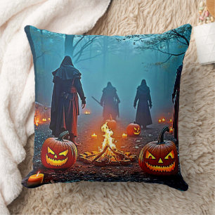 Cojín Decorativo Espeluznante diseño ritual de Halloween