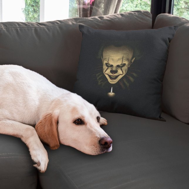 Cojín Decorativo Espeluznante payaso Halloween Decoración (Subido por el creador)