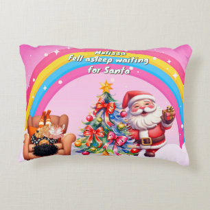 Cojín Decorativo Esperando a Santa Navidades