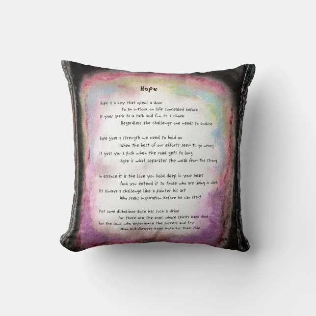 Cojín Decorativo Esperanza (Anverso)