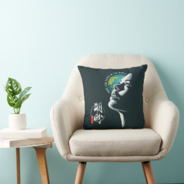 Cojín Decorativo Esperanza por la paz mundial | 16"