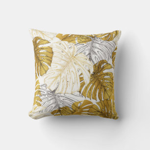 Cojín Decorativo Espesos de una planta de monstera. Imagen de golde