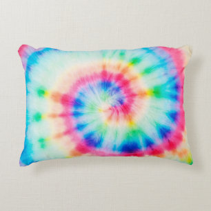 Cojín Decorativo Espiral acuarela. Arte Orgánico Sucio Artístico 