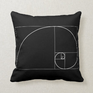 Cojín Decorativo Espiral de oro blanco