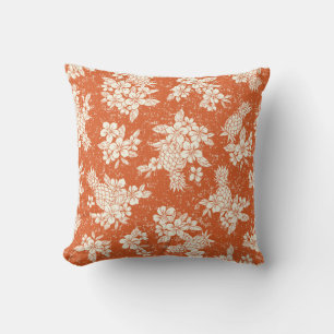Cojín Decorativo Espíritu Aloha: Armonía Hibiscus-Pineapple.