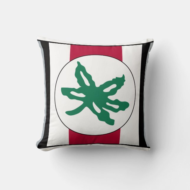 Cojín Decorativo Espíritu de equipo de Ohio (Anverso)