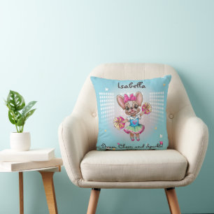 Cojín Decorativo Espiritu de escuela apasionante y colorida