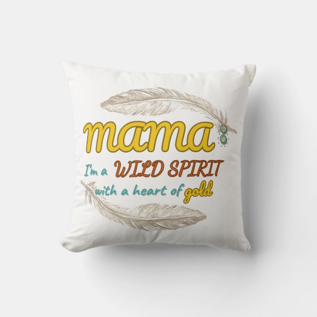 Cojín Decorativo Espíritu salvaje Ma (Anverso)